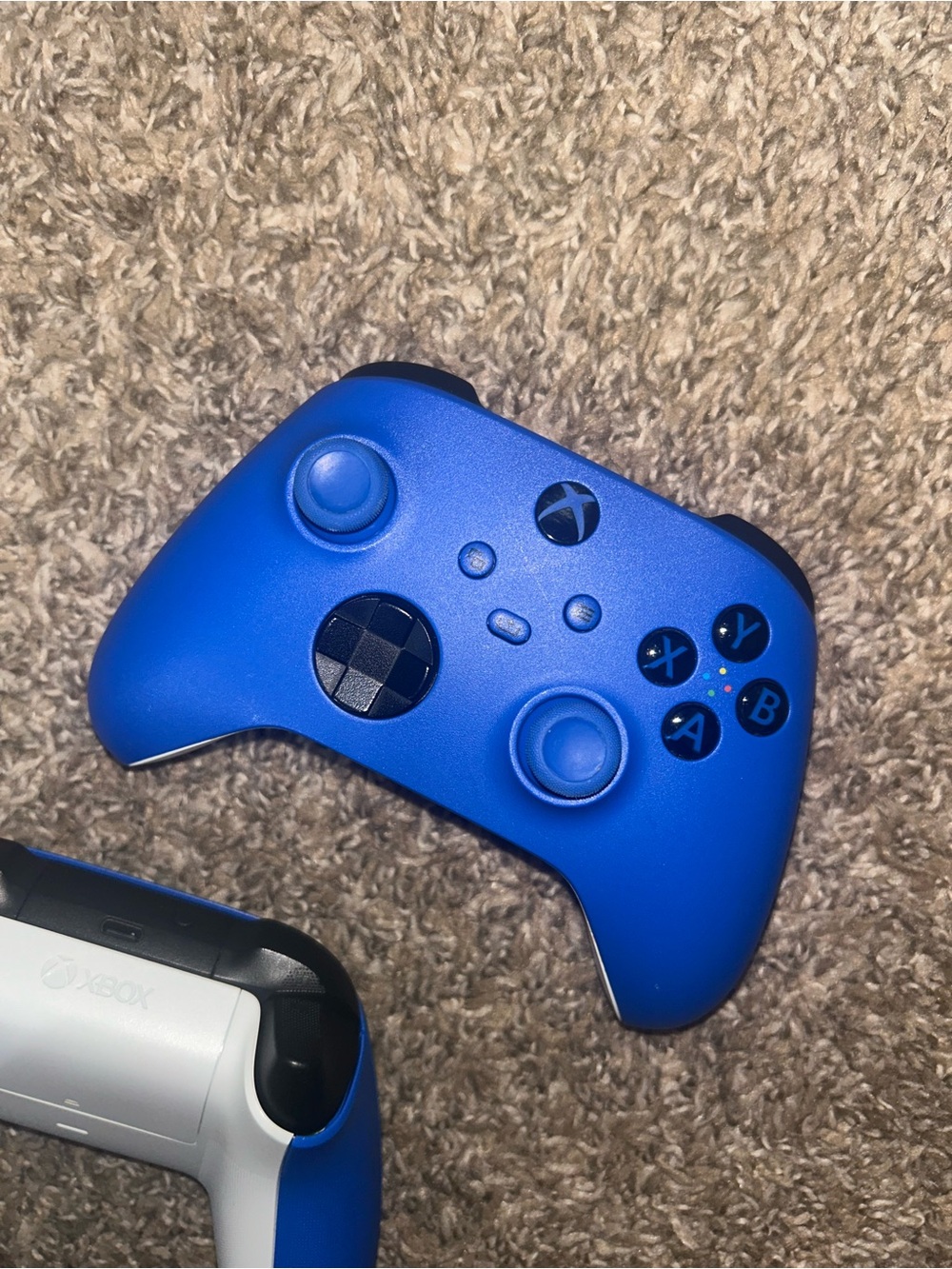 Two Blue Xbox Wireless Controllers - Picture 6 of 8